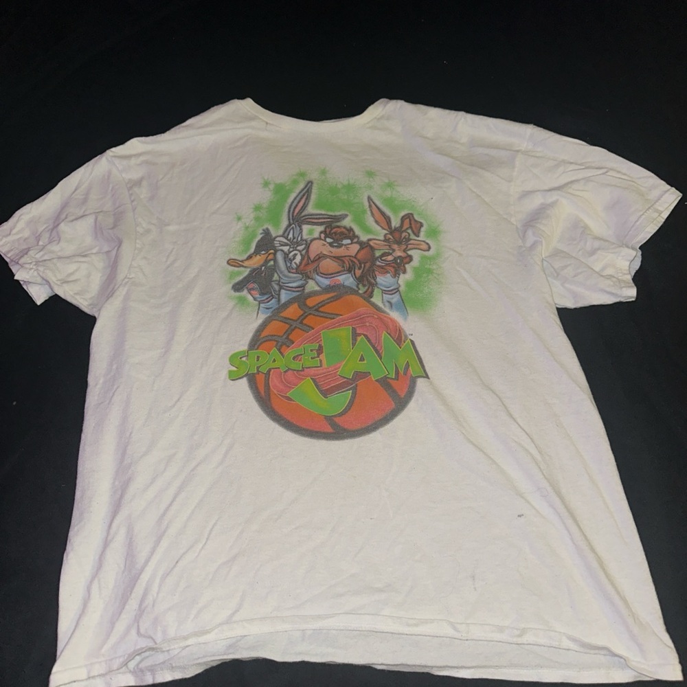 Space Jam White Graphic Tee
